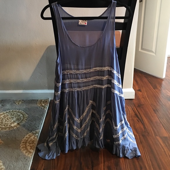 Free People Lace trapeze tunic