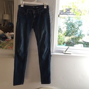 Urban outfitters cigarette mid rise blue jeans