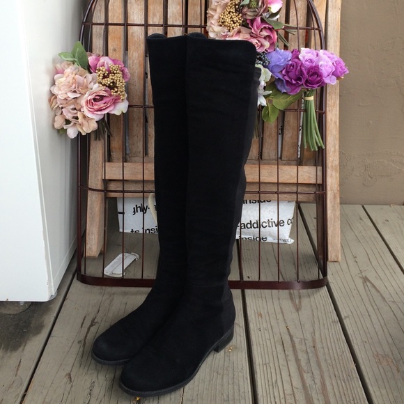 STUART WEITZMAN 5050 suede Over the Knee Boots