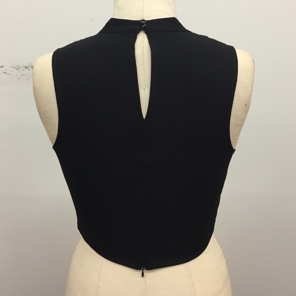 Sequins Animal Print Crop Top - Picture 2 of 2