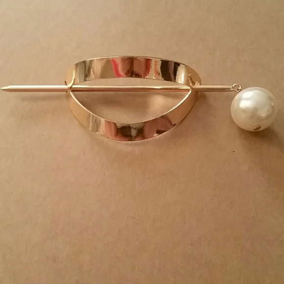 Vintage Hairpin Gold / Pearl main image 4
