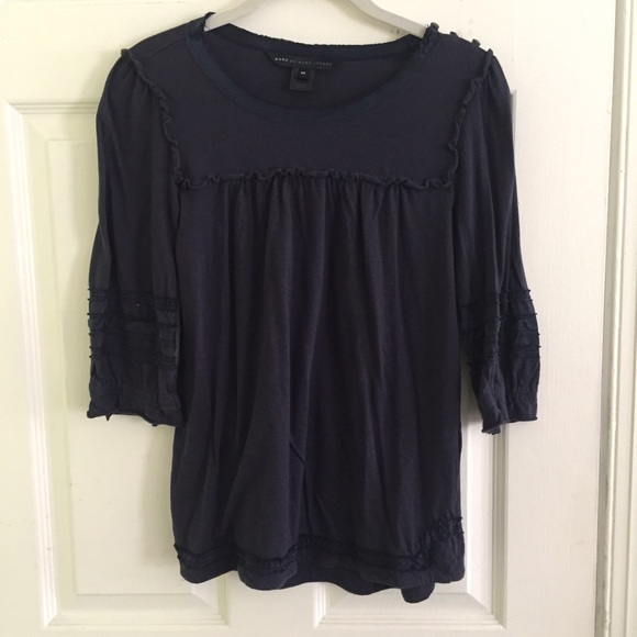 Marc by Marc Jacobs dark blue blouse