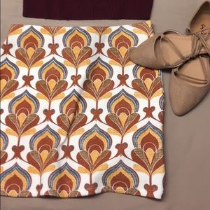 Zara Patterned Mini Skirt