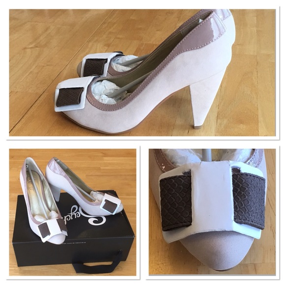 🎀NWT Seychelles Spacebar Pump Nude Suede *Final - Picture 2 of 8