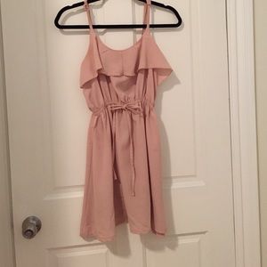 Nude pink summer dress