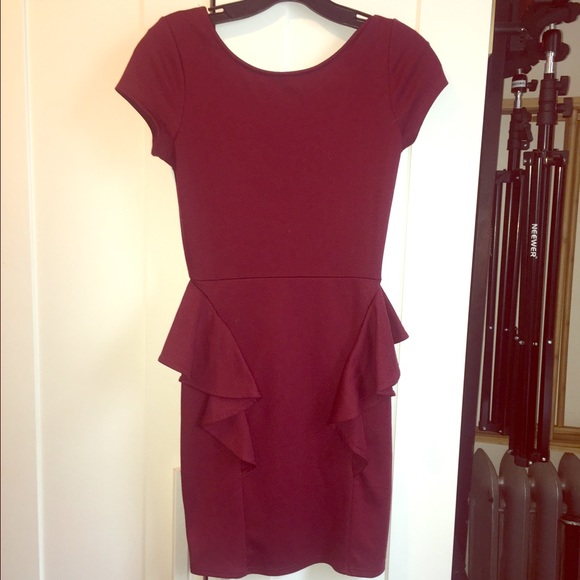 Wyatt Peplum Mini Dress