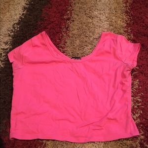 Wet Seal pink crop top. 💕