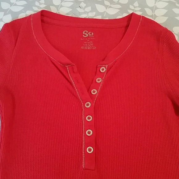 SO red l/s shirt - Picture 2 of 3