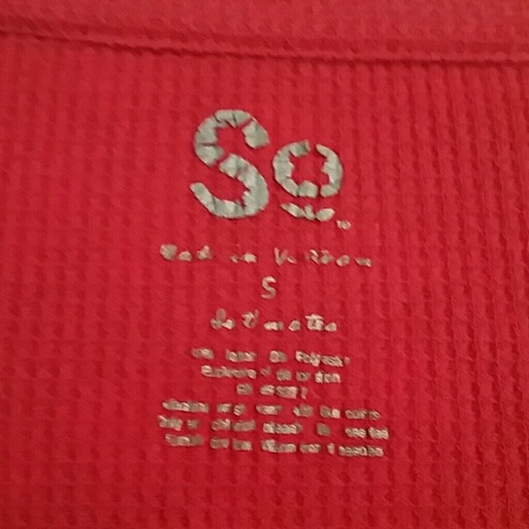 SO red l/s shirt - Picture 3 of 3