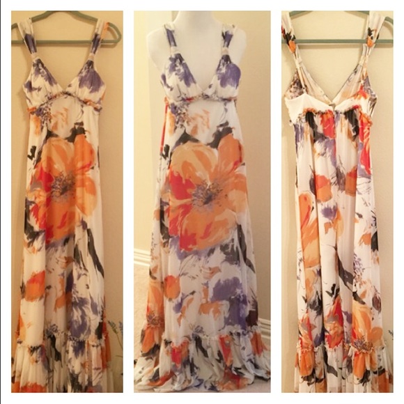 BCBGeneration Maxi Dress | floral print | size 2