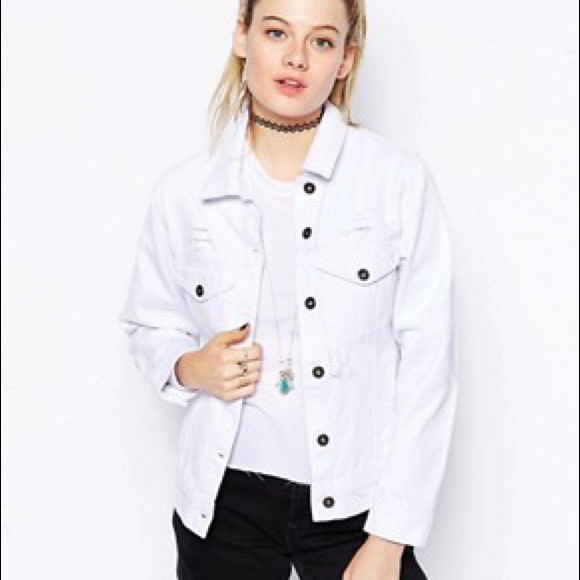 White Wash denim jacket