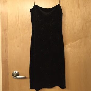 Gorgeous sparkly velvet dress!