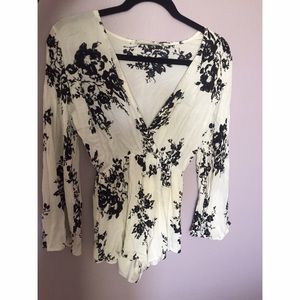 Black/White Romper🔥