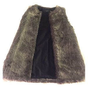 Aritzia faux fur vest