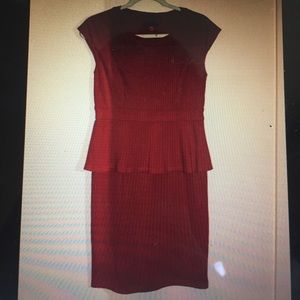 Beautiful red tailored dress