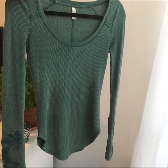 Free People Thermal Cuff Top