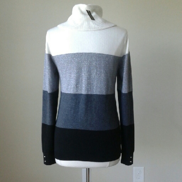 Color block striped pullover sweater - Picture 2 of 2