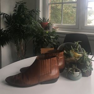 Nine West leather booties