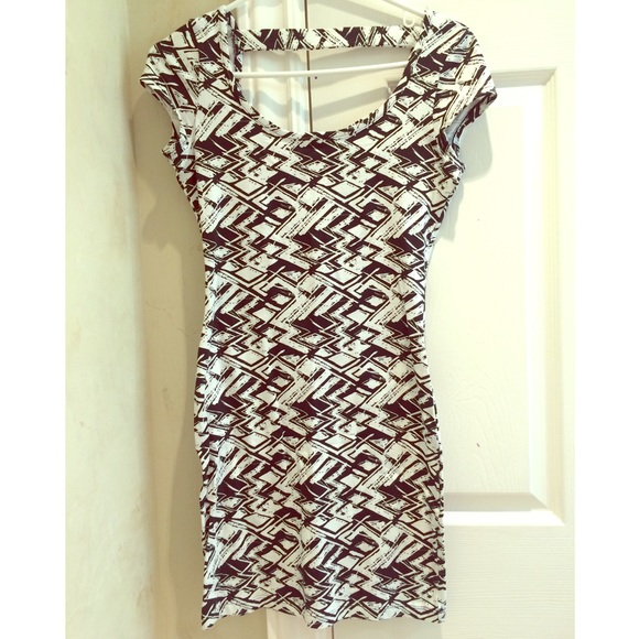 Charlotte Russe Black & White Dress - Picture 1 of 3