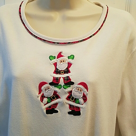 White Santa shirt - Picture 2 of 3