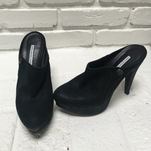 Vera Wang Forest Platform Mules