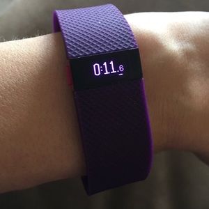 Fitbit Charge HR Purple Watch