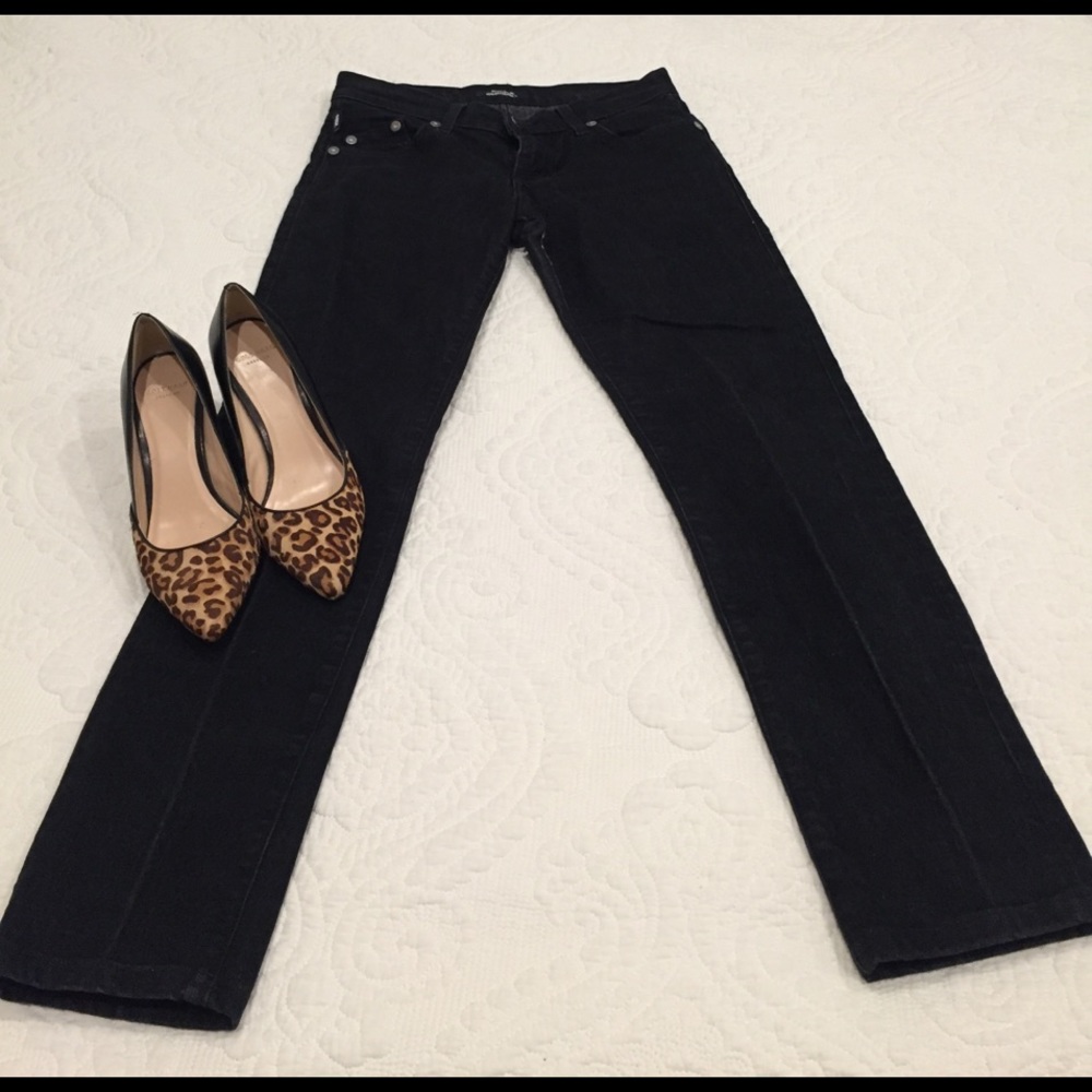 SALE Rock & Republic black denim straight leg jean - Picture 2 of 6