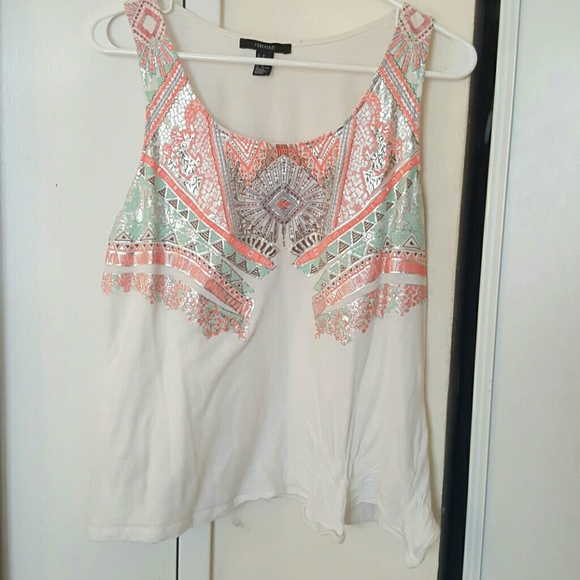 White tank top