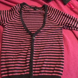 H&M stripped cardigan