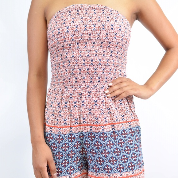 Strapless Romper - Picture 2 of 3
