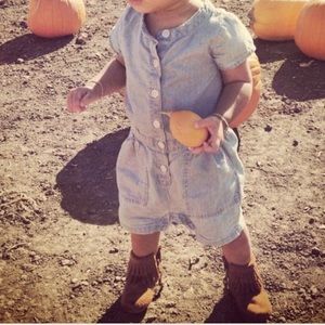 Baby GAP denim romper. Super cute!
