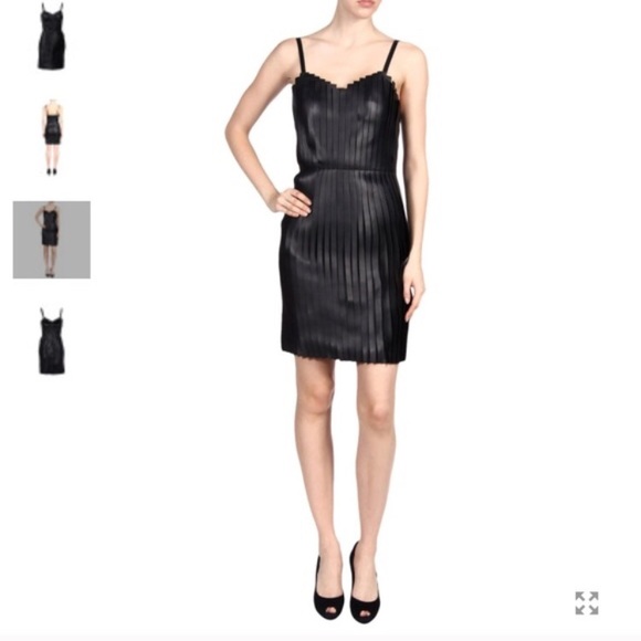 Alexander Wang Black Leather Dress