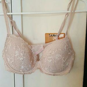 Pink Victorias Secret Lightly Lined Demi