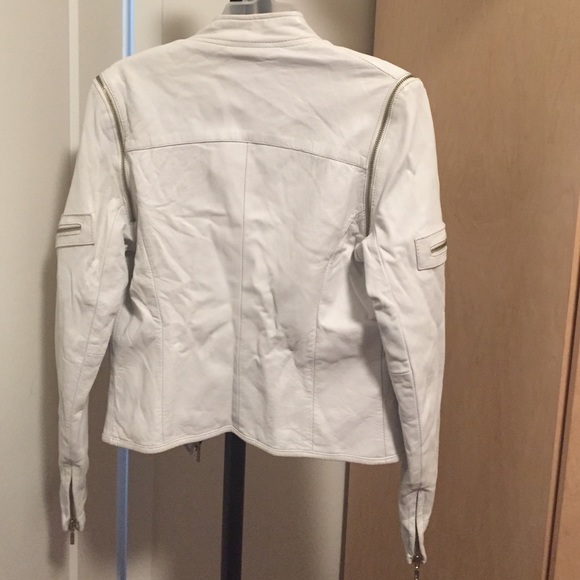 Superior New York faux white leather jacket - Picture 2 of 2