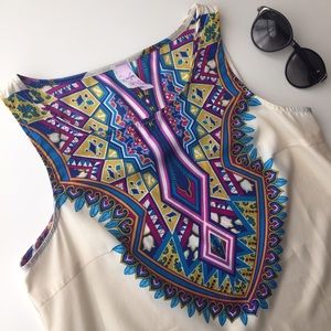 Francesca's Vivid Patterned Tunic