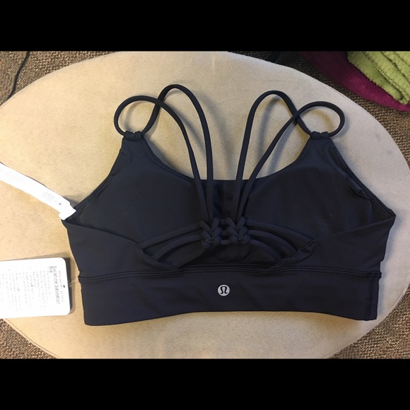 Lululemon Sunshine Salutation Bra, Black, Size 6