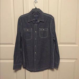 American rag medium blue shirt