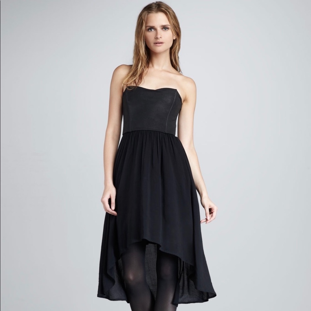 Black Ella Moss High Low Cocktail Dress