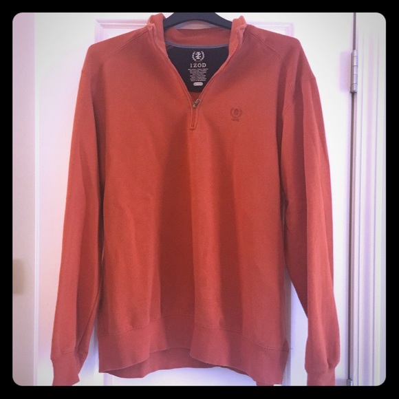 Men's Quarter Zip Izod Sweater