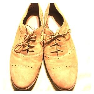 Suede Franco Sarto Lace Up Oxfords