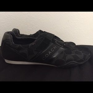 Coach Velcro tennis shoes