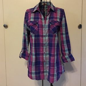 Adorable Plaid Button Up