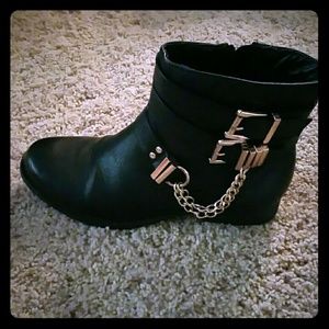 Brand new Black and Gold Booties
