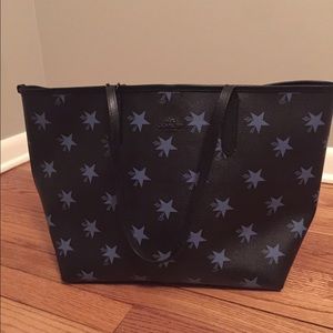 Coach Black and Blue Stars