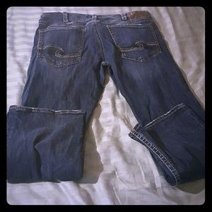 Men's Silver Jeans