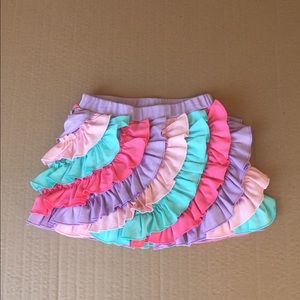 Brand New Lemon Loves Lime Ruffle Skirt