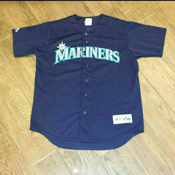 Retro Ken Griffey Jr. Majestic jersey Sz L