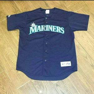 Retro Ken Griffey Jr. Majestic jersey Sz L