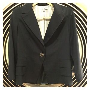 CAbi Blazer with ruffled detail!