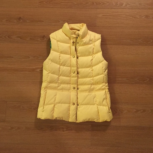 Lilly Pulitzer butter yellow vest